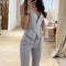 Sleeveless Waistcoat and Pants