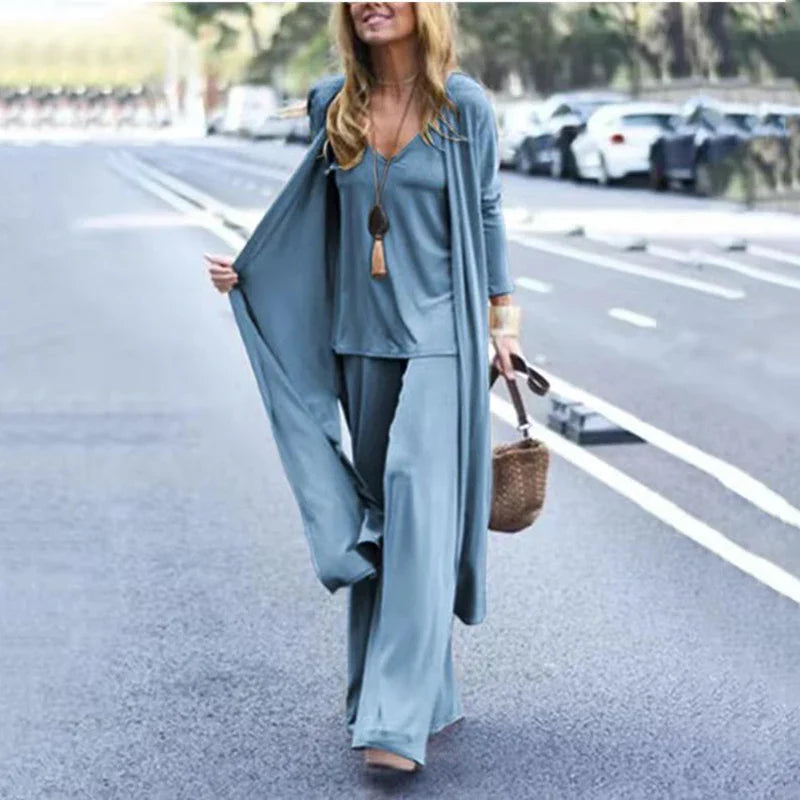 Three Piece Cardigan Set