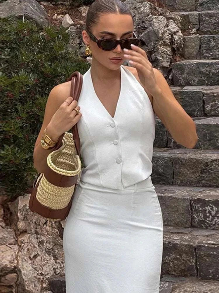Halter Vest Skirt