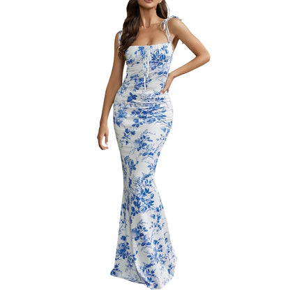 Floral Bodycon Maxi Dress