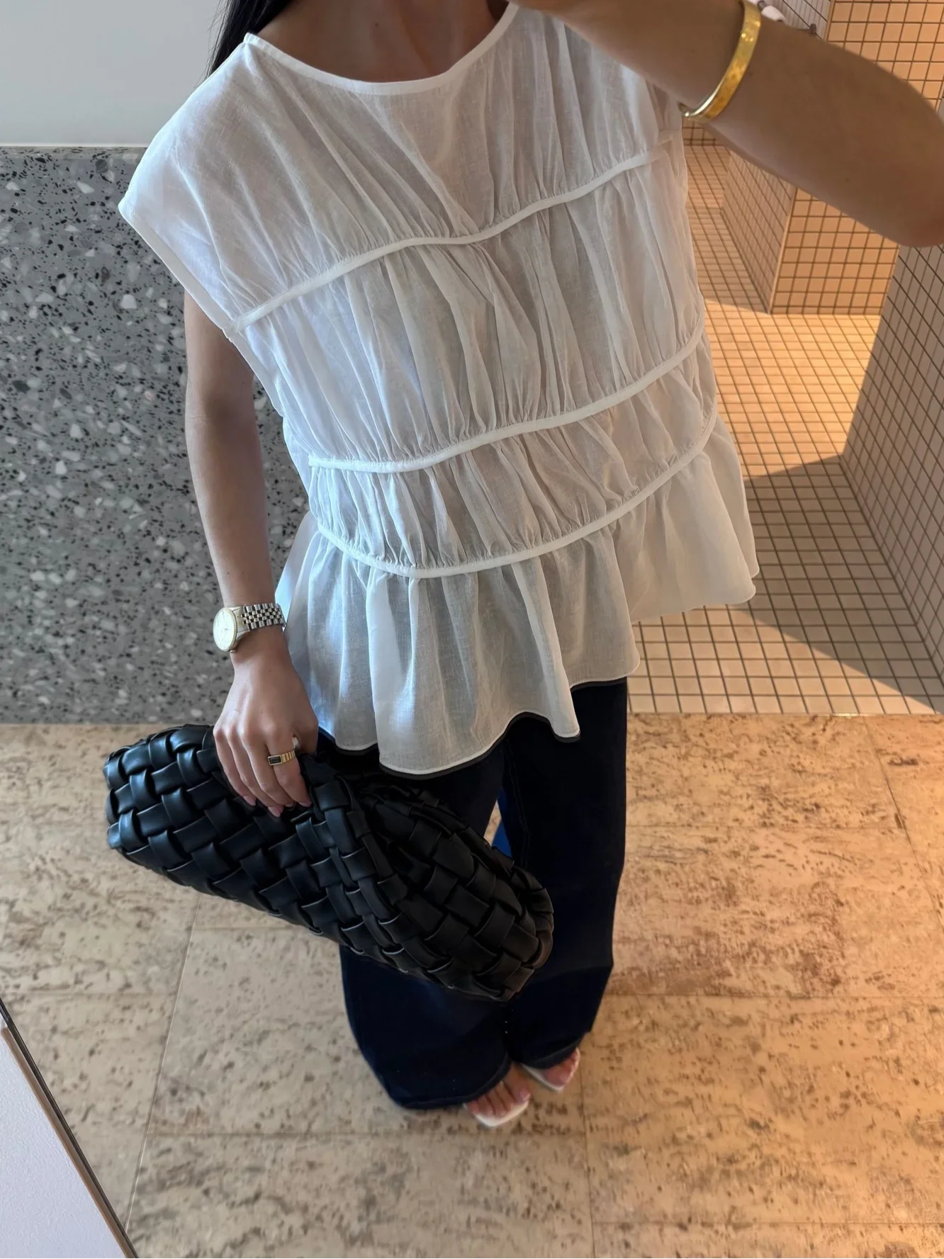 Fold Top Pants Set