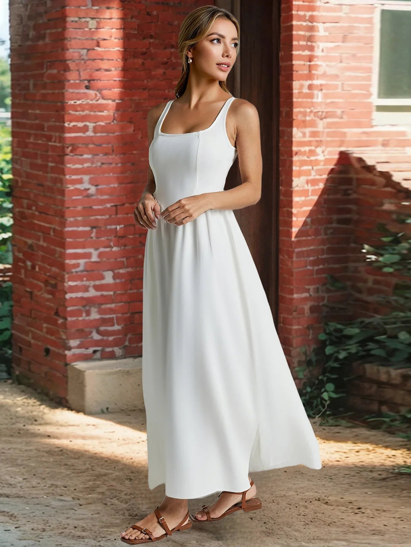Square Neck Sundress