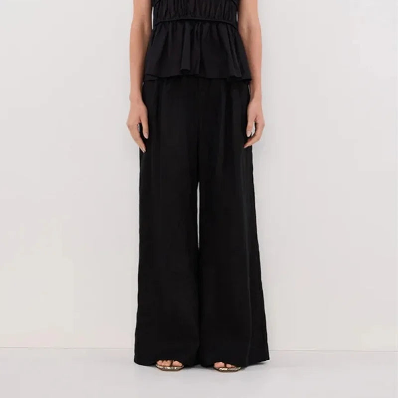 Fold Top Pants Set