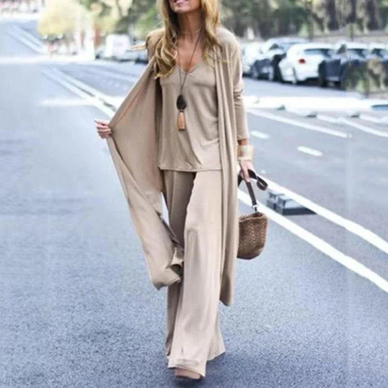 Three Piece Cardigan Set