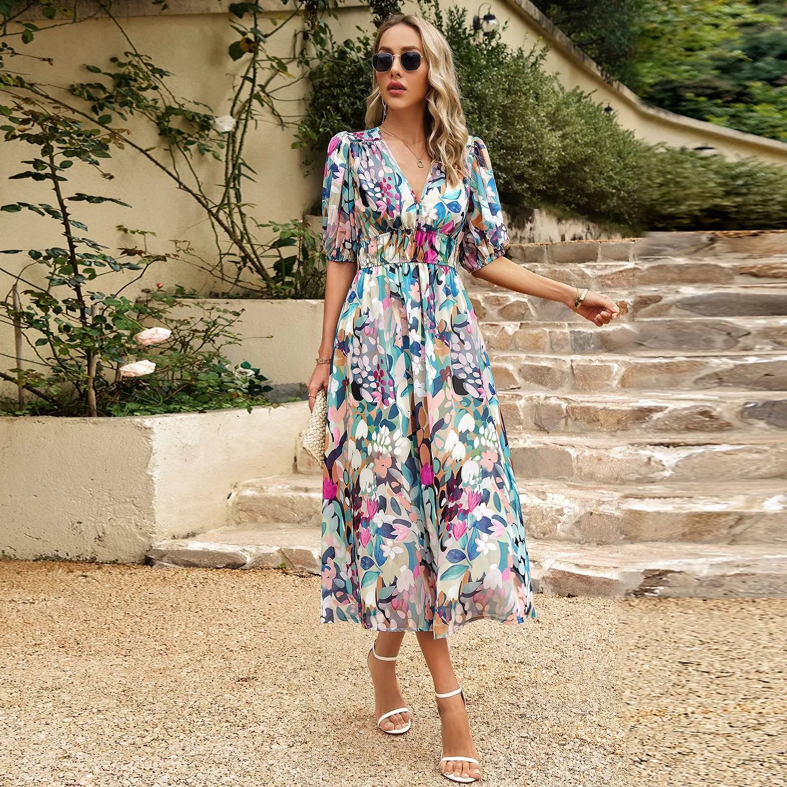 Printed Maxi Dress