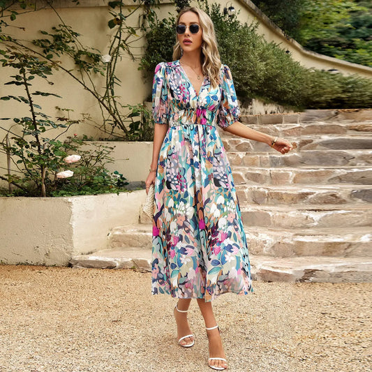 Printed Maxi Dress
