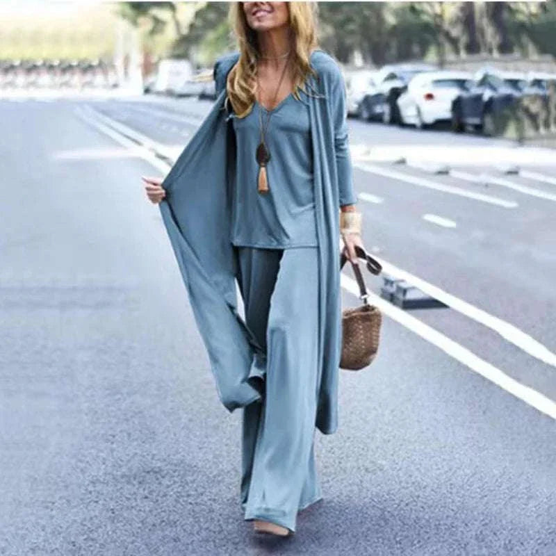 Three Piece Cardigan Set
